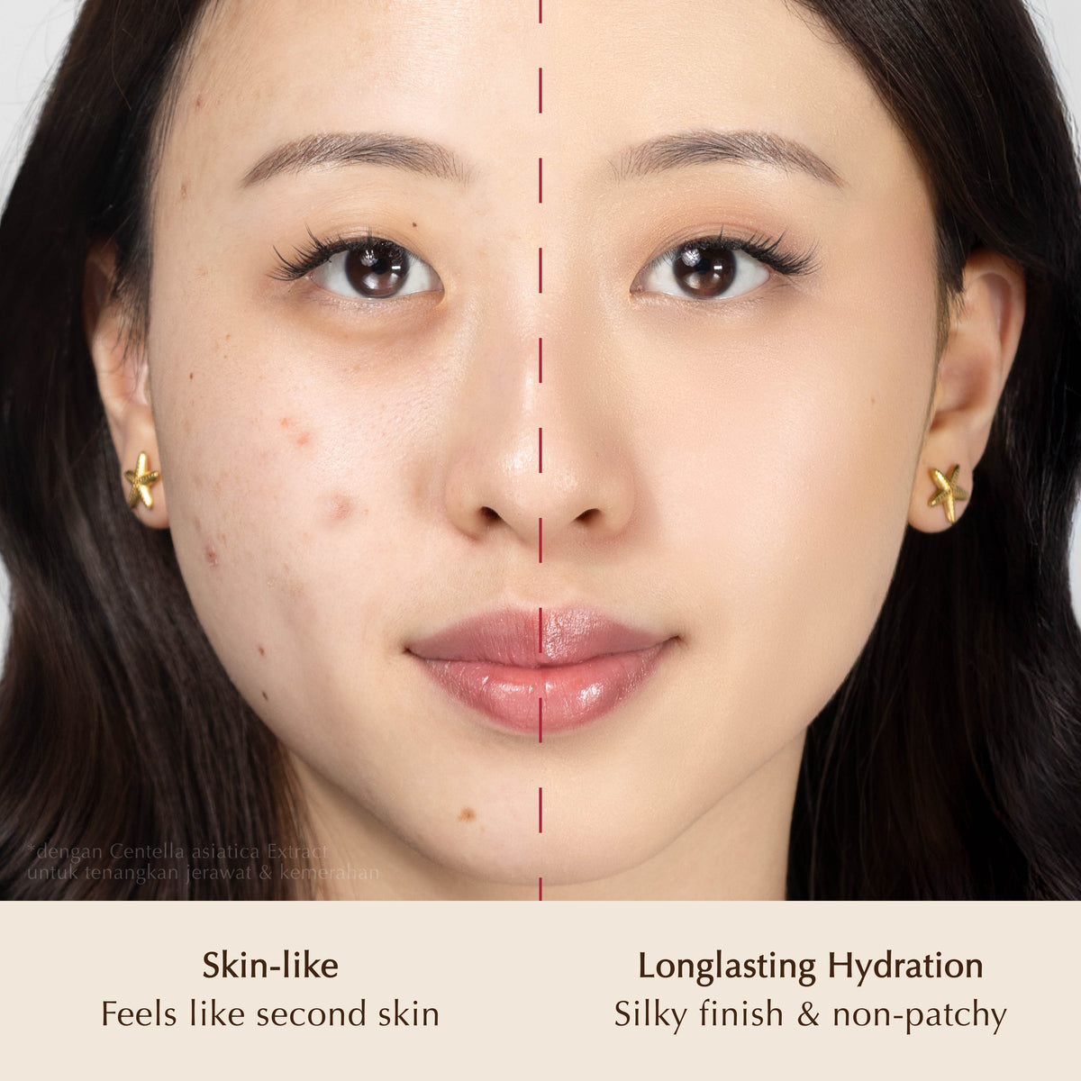 NEW Concealer - Panthenol All Day Cover Concealer | Medium-to-High Coverage | Tekstur Ringan | Melembapkan | Tidak dempul | Tidak geser | Creamy | Make Up