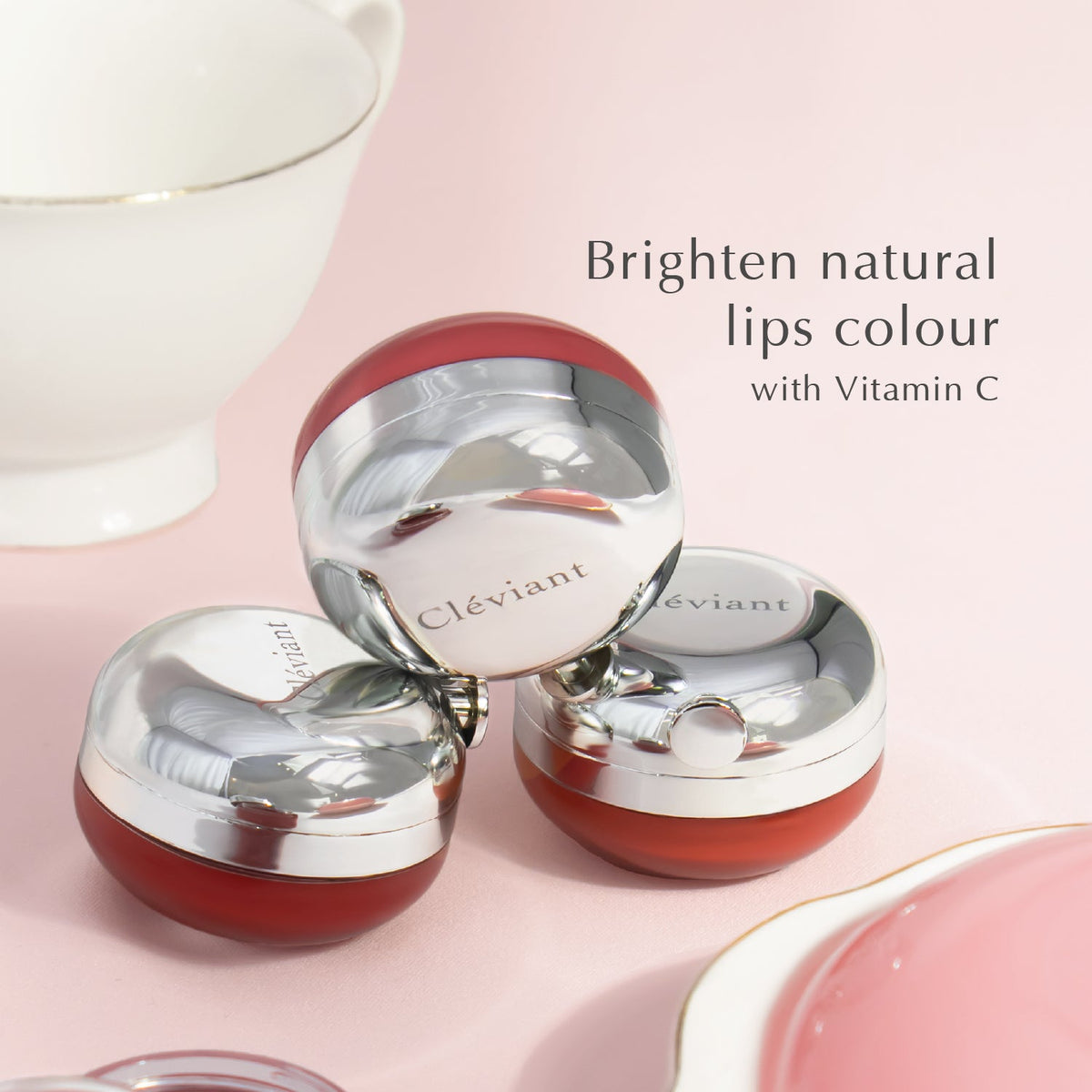 Raspberry Juicy Lip Pudding - Tinted Balm | UV Filters Protector | Melembabkan bibir Seharian