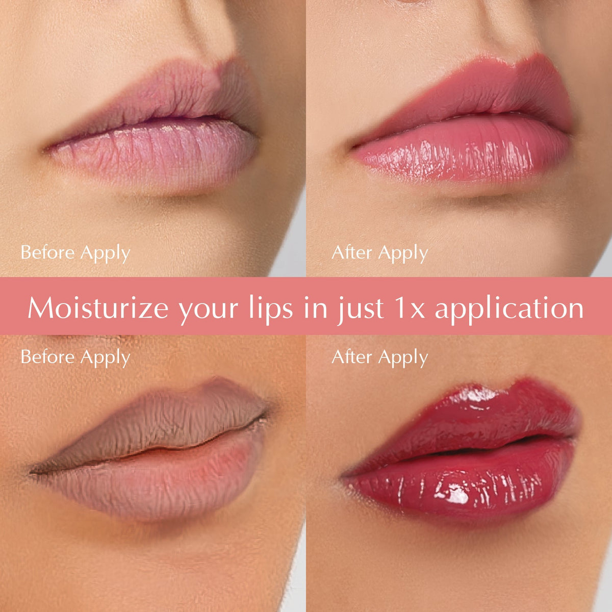 Raspberry Juicy Lip Pudding - Tinted Balm | UV Filters Protector | Melembabkan bibir Seharian